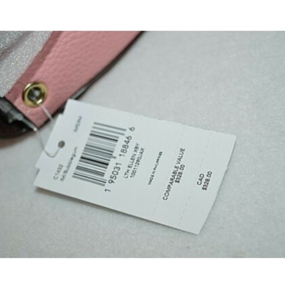 New Coach Ellen Crossbody Handbag Leather  Pink - Picture 7 of 9